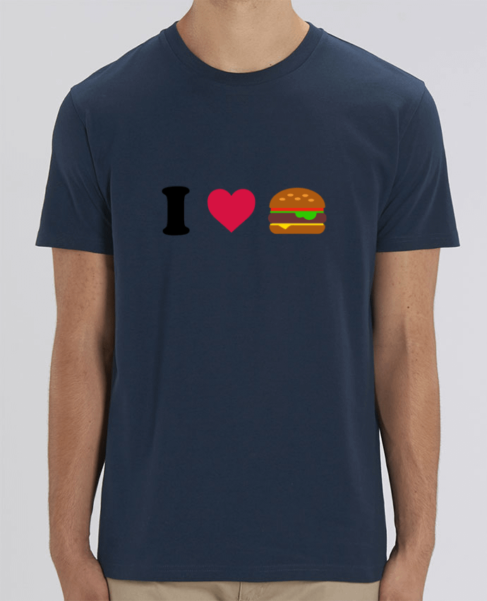 T-Shirt I love burger par tunetoo