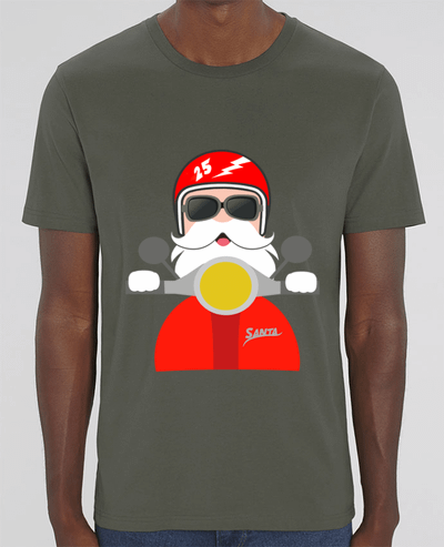 T-Shirt Navidad en moto Santa Claus par Giuraf