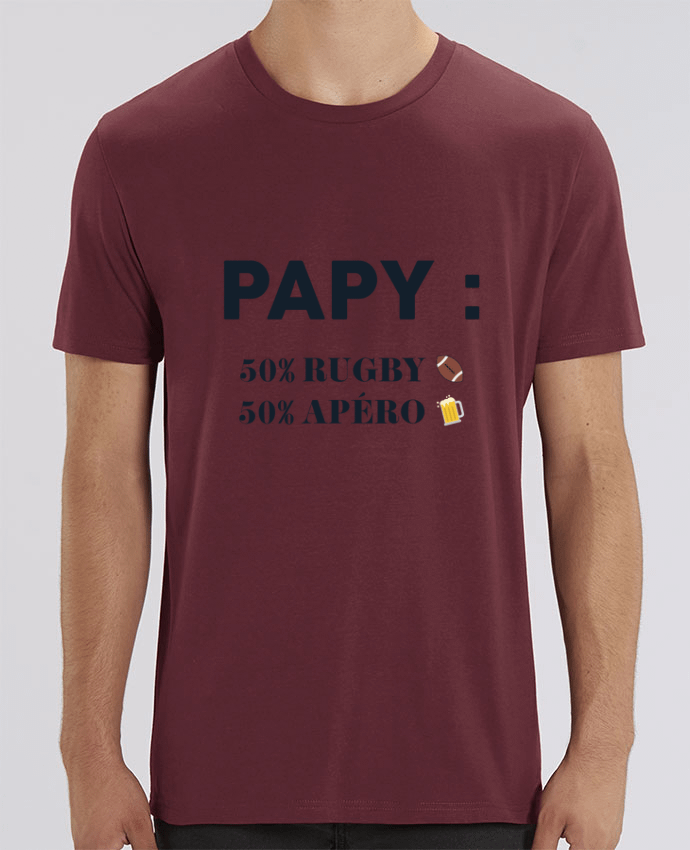 T-Shirt Papy 50% rugby 50% apéro por tunetoo