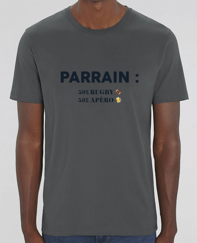 T-Shirt Parrain 50% rugby 50% apéro por tunetoo