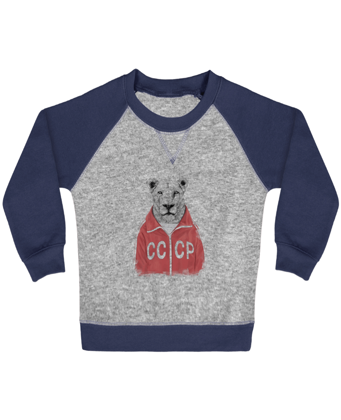 Sweat bébé manches contrastée Soviet par Balàzs Solti