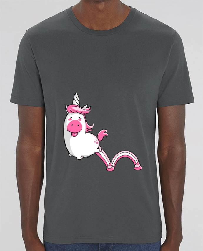 T-Shirt Licorne Sautillante - Version rose par Tomi Ax - tomiax.fr