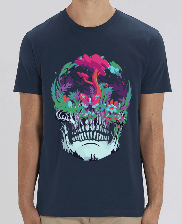 T-Shirt Skull nature por jorrie