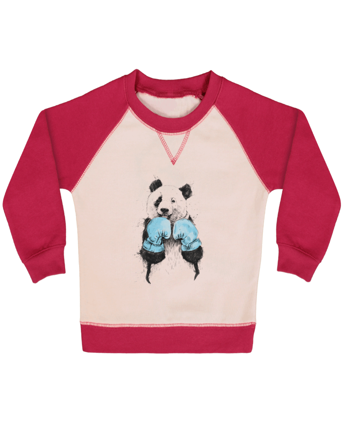 Sweatshirt Baby crew-neck sleeves contrast raglan the_winner by Balàzs Solti