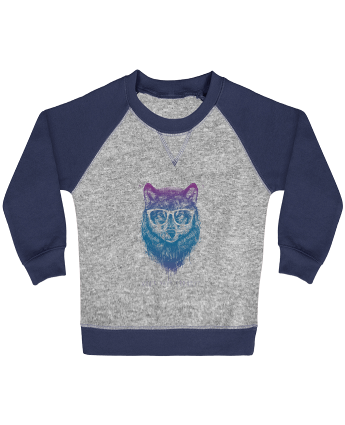 Sweat bébé manches contrastée whos_your_granny par Balàzs Solti