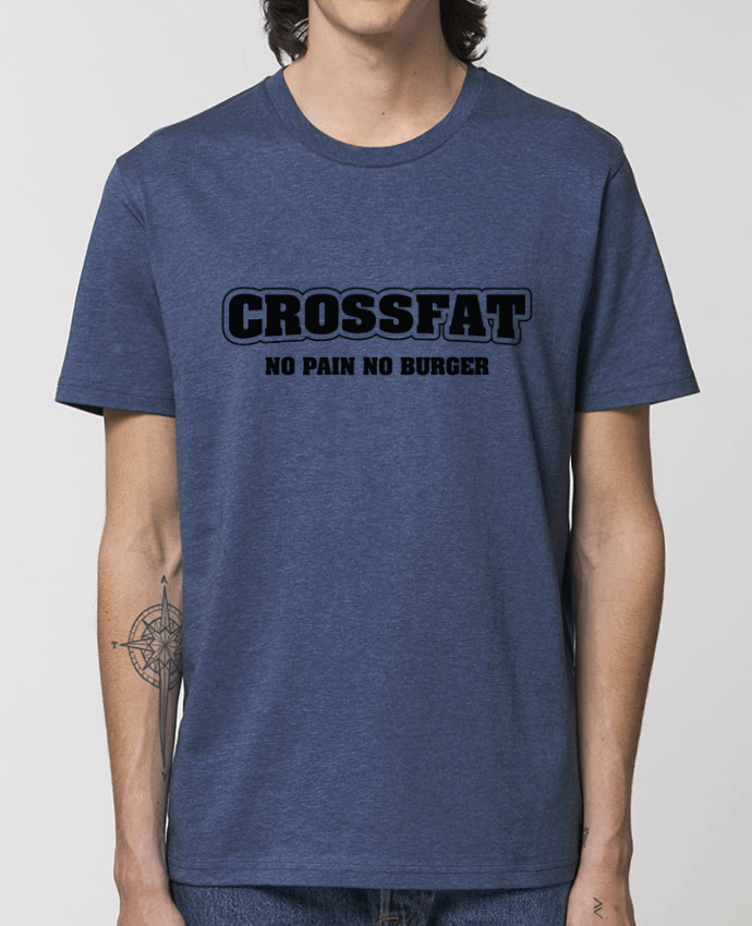 T-Shirt Crossfat - No pain no burger par tunetoo