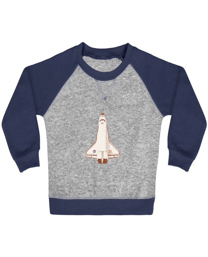 Sweat bébé manches contrastée Atlantis S6 par Florent Bodart