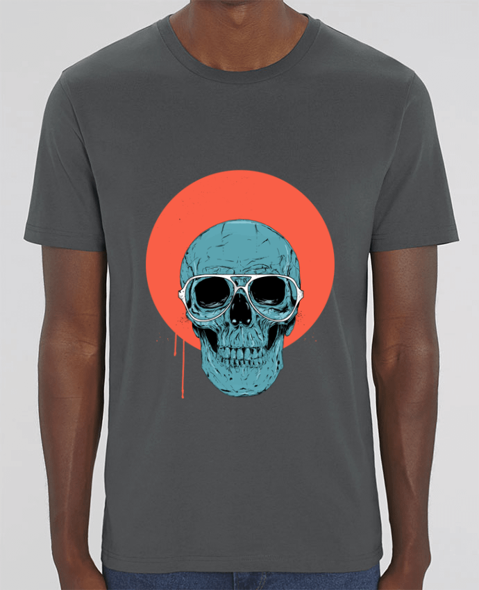 T-Shirt Blue skull par Balàzs Solti