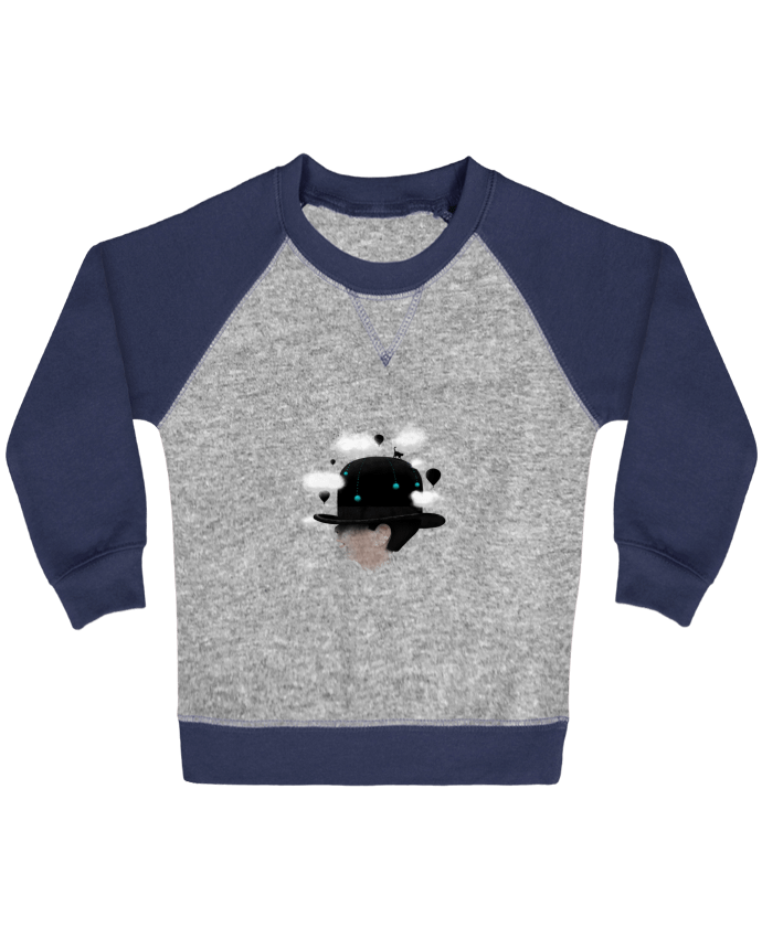 Sweat bébé manches contrastée Dreaming par Florent Bodart