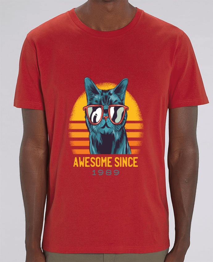 T-Shirt Awesome Cat por cottonwander