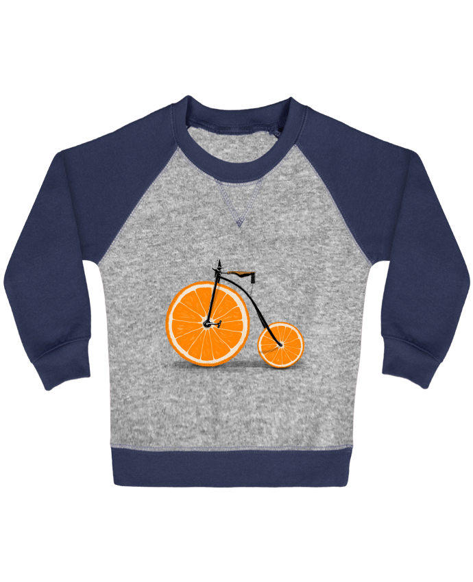 Sweat bébé manches contrastée Vitamin par Florent Bodart