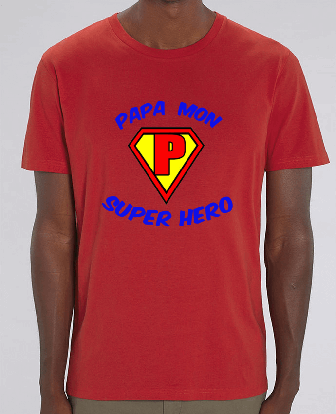 T-Shirt Papa mon super héro - Fêtes des pères par CREATIVE SHIRTS