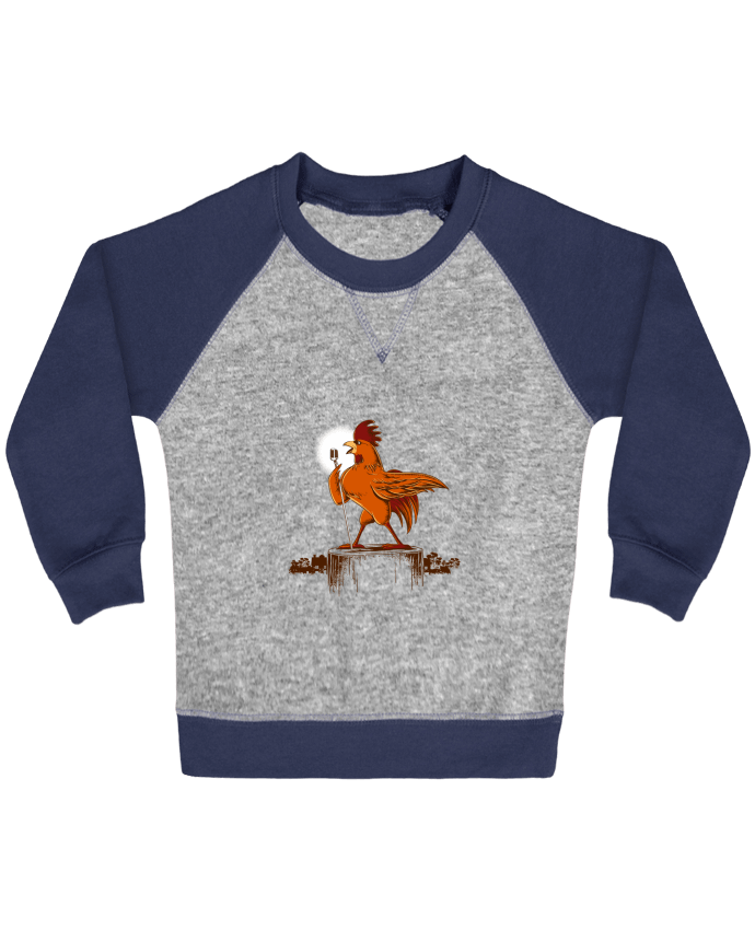 Sweat bébé manches contrastée Morning Concert par flyingmouse365