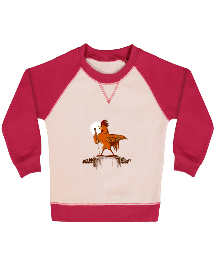 Sweatshirt Baby crew-neck sleeves contrast raglan Morning Concert by flyingmouse365