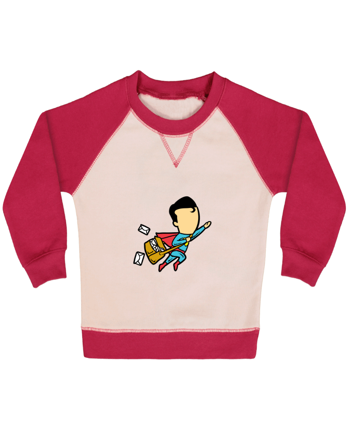 Sweatshirt Baby crew-neck sleeves contrast raglan Post by flyingmouse365