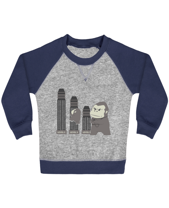 Sweat bébé manches contrastée Training par flyingmouse365