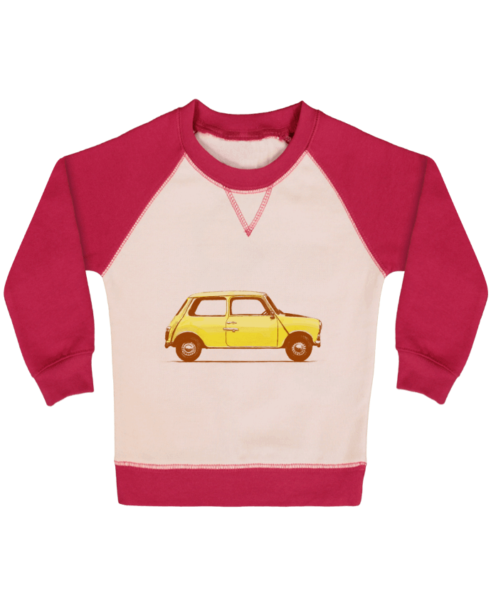 Sweatshirt Baby crew-neck sleeves contrast raglan Mini by Florent Bodart