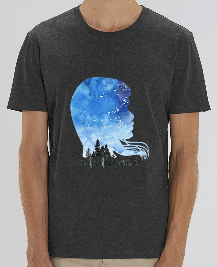 T-Shirt PROFIL AQUARELLE NUIT -INTO THE MIND by icône