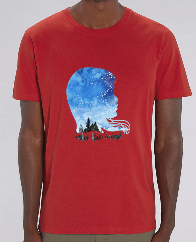 T-Shirt PROFIL AQUARELLE NUIT -INTO THE MIND by icône