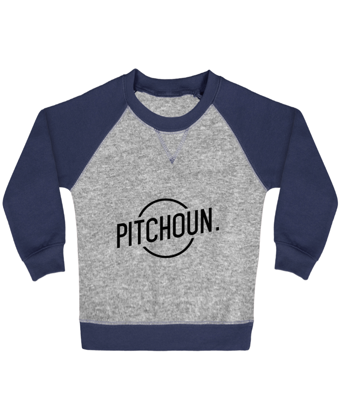 Sweat bébé manches contrastée Pitchoun par tunetoo