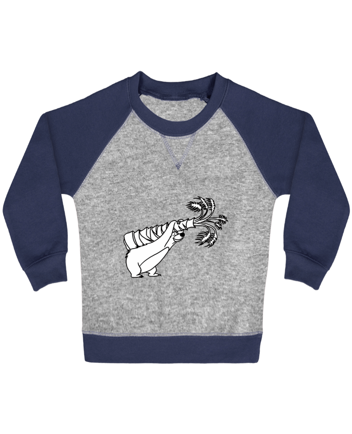 Sweat bébé manches contrastée Baloo par tattooanshort