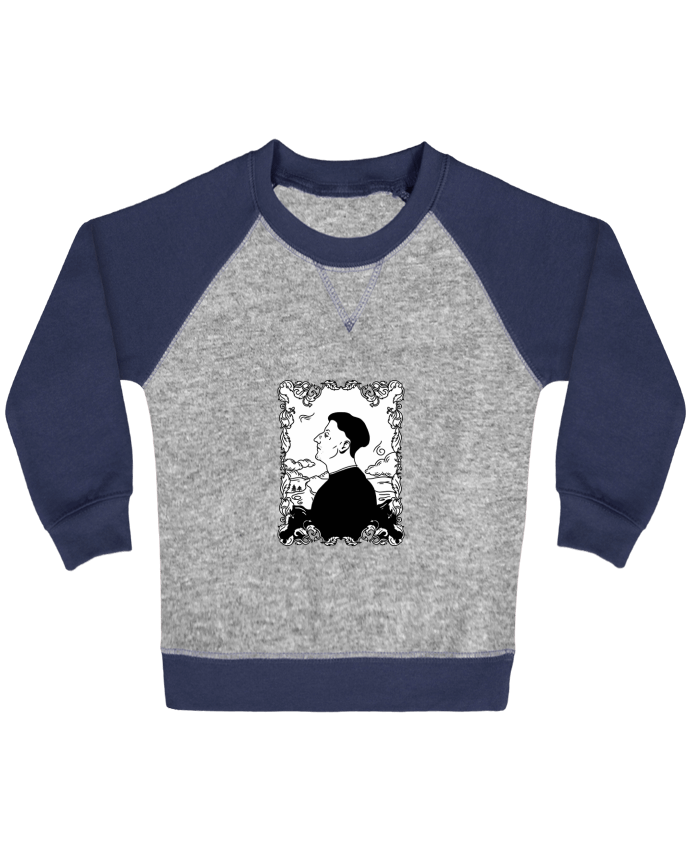 Sudadera Bebé Cuello Redondo Mangas Contraste Godefroy de montmirail por tattooanshort