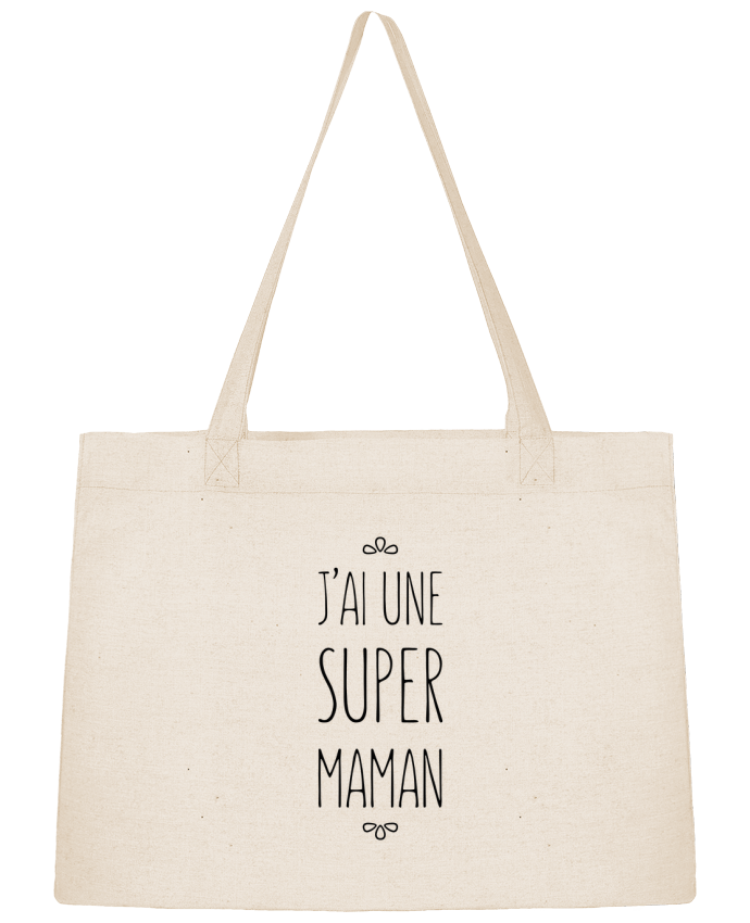 Shopping tote bag Stanley Stella J'ai une super maman by tunetoo