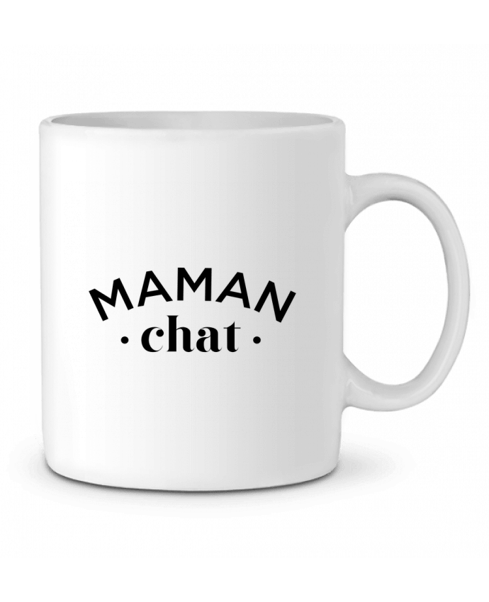 Ceramic Mug Maman chat by tunetoo
