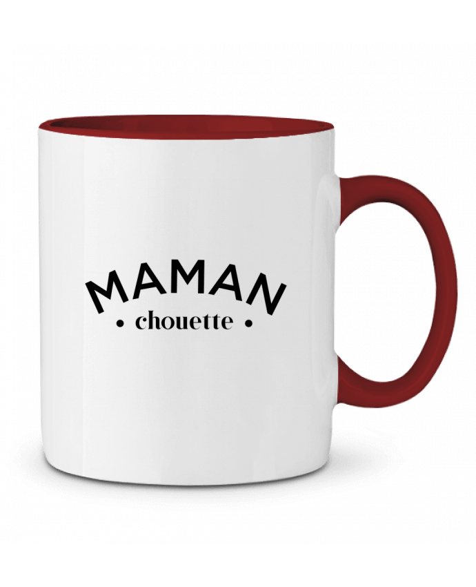 Mug bicolore Maman chouette tunetoo