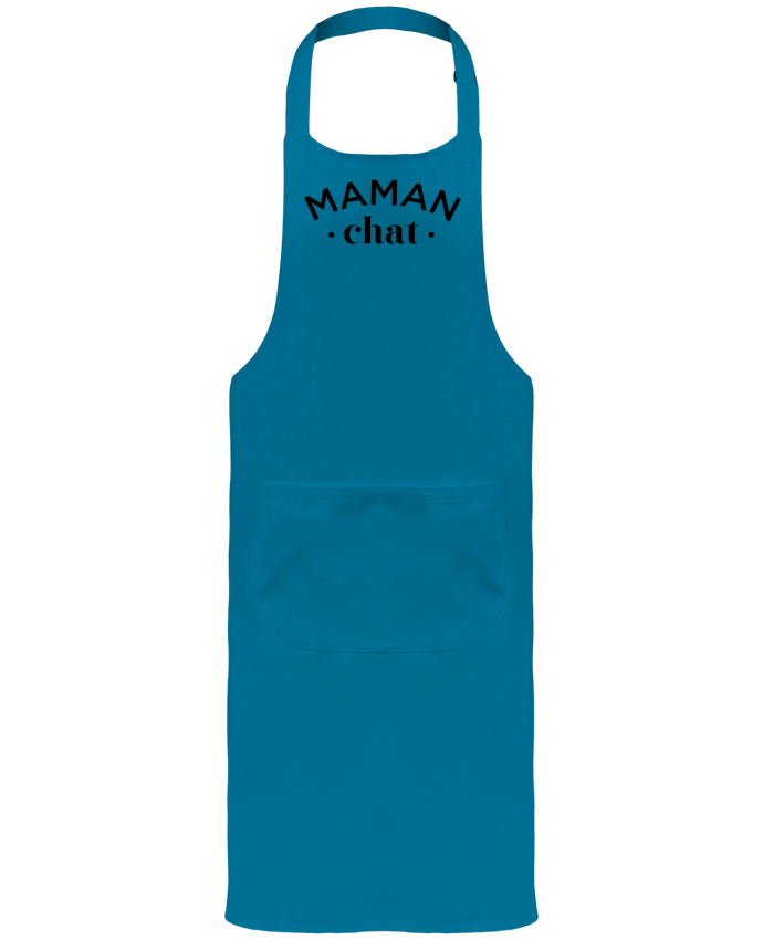 Garden or Sommelier Apron with Pocket Maman chat by tunetoo