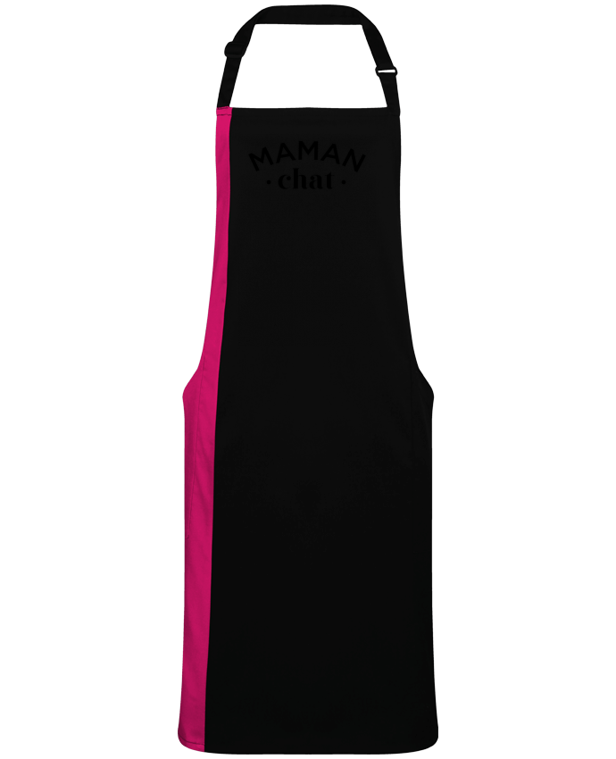 Two-tone long Apron Maman chat by  tunetoo