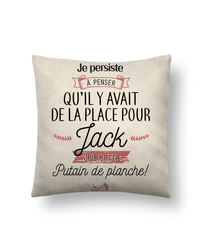 Coussin suédine De la place pour Jack par La boutique de Laura
