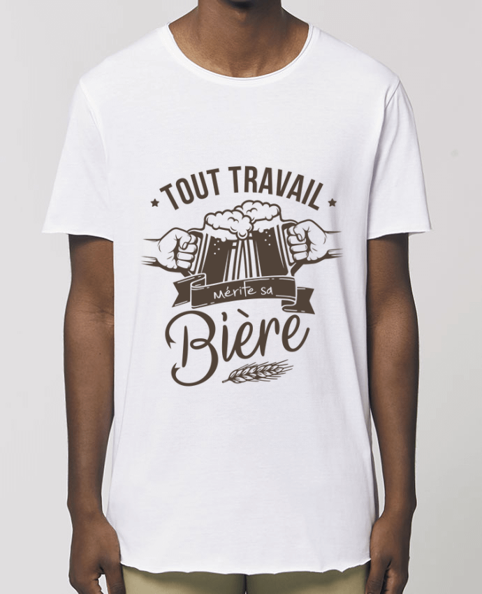 Tee-shirt Homme Tout travail mérite sa bière Par  La boutique de Laura