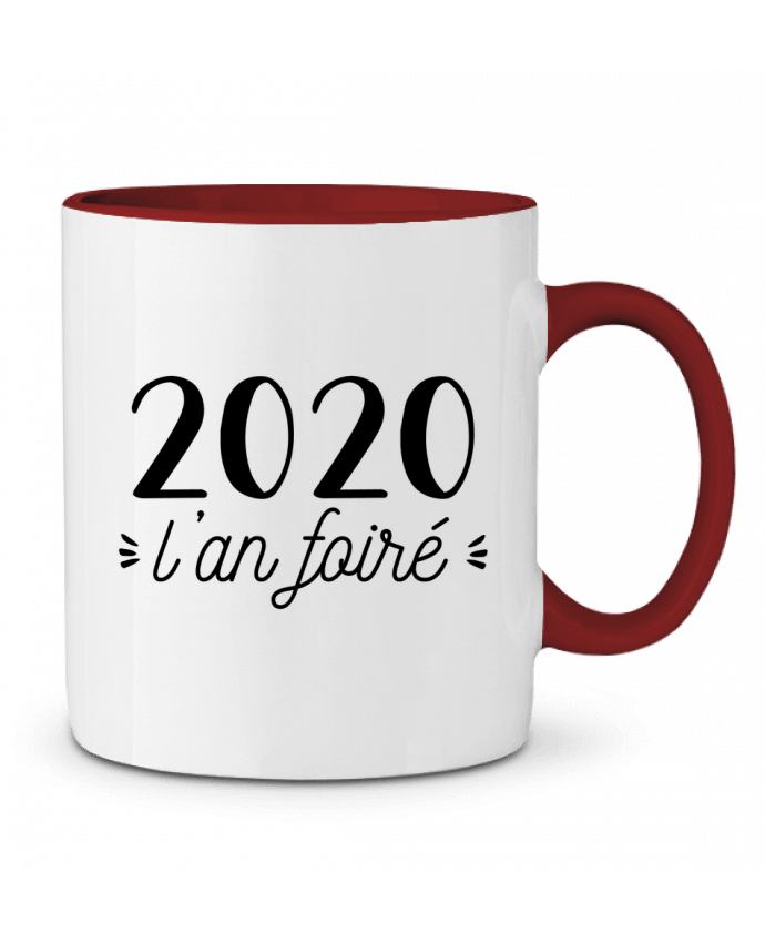 Mug bicolore 2020 l'an foiré La boutique de Laura
