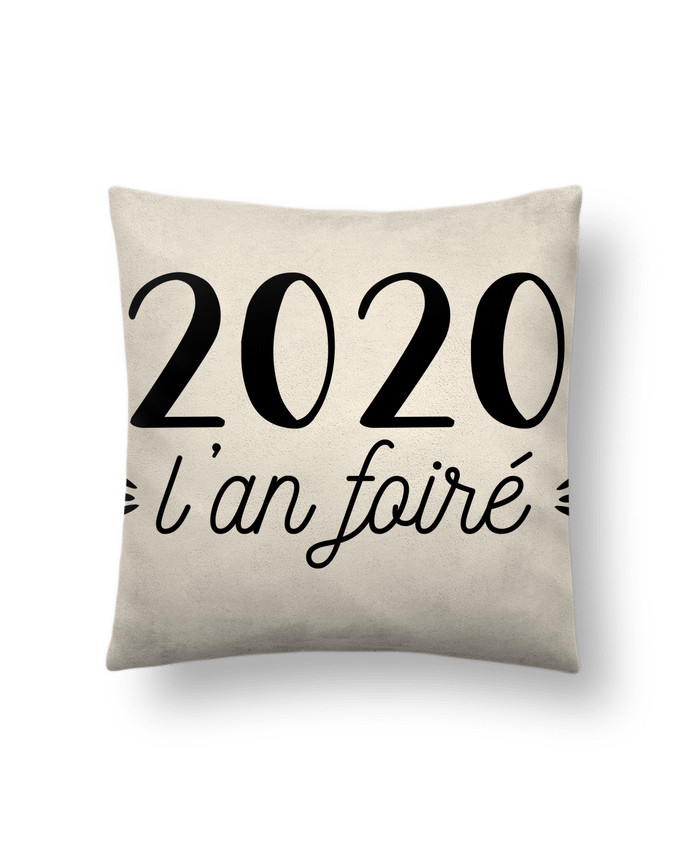 Coussin suédine 2020 l'an foiré par La boutique de Laura