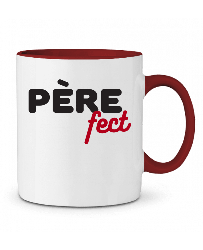 Mug bicolore Père-fect DomTomShirt