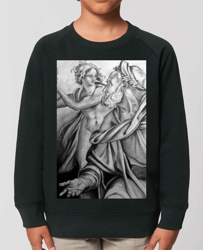 Sweat-shirt enfant Fusain reproduction Michel Ange Par  Miffy