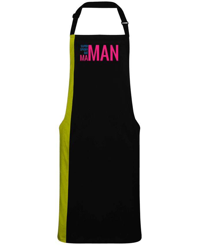 Two-tone long Apron superMAMAN by  tunetoo