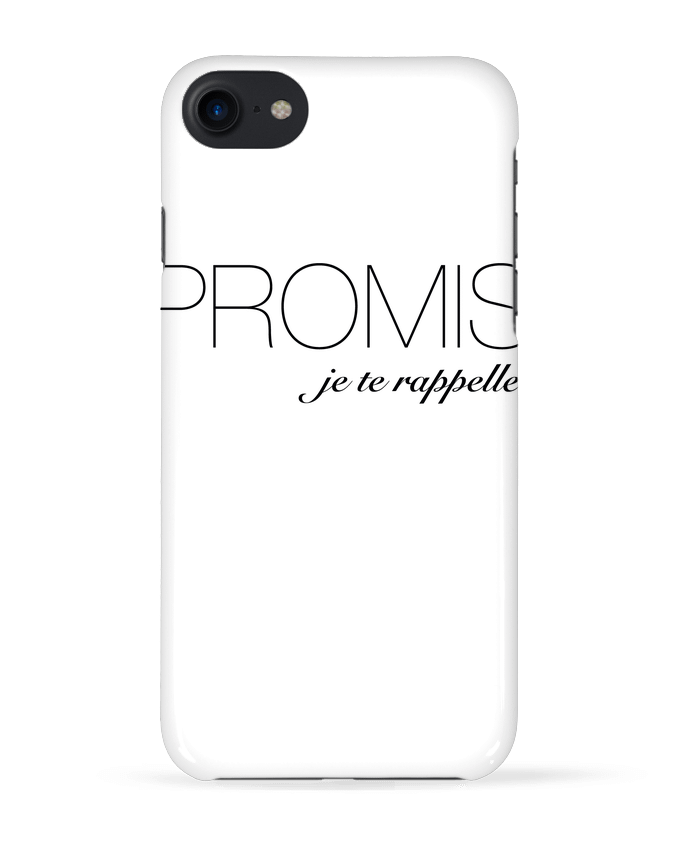 Case 3D iPhone 7 Je te rappelle de Promis