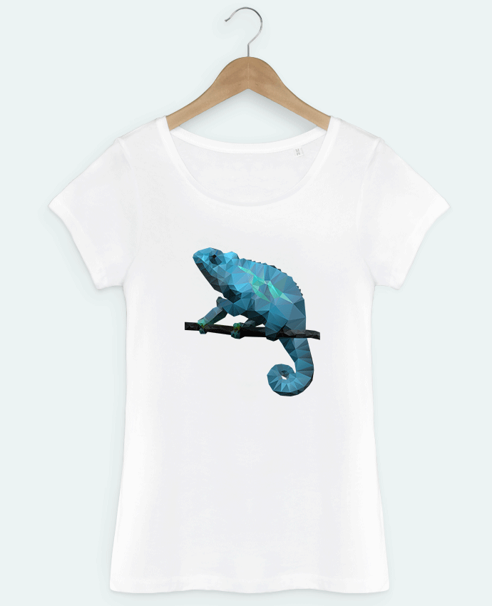 T-shirt femme Caméléon bleu Tunetoo